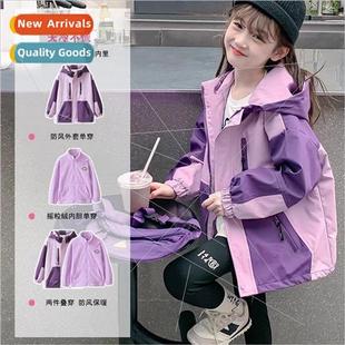 new clo and winter fall jacket Yanqi Girls 2023