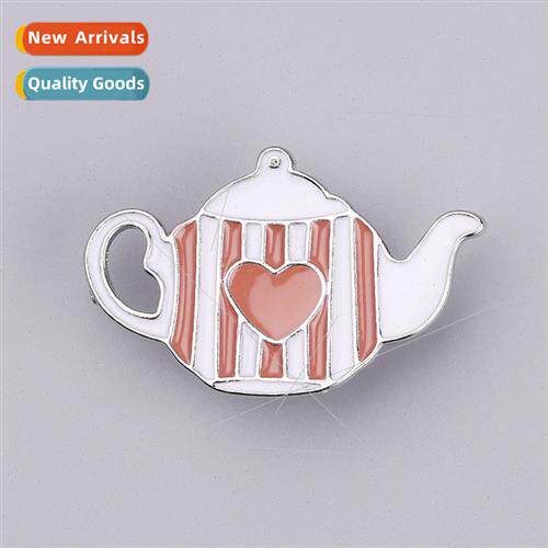 New creative design love teapot brooch personalized versatil