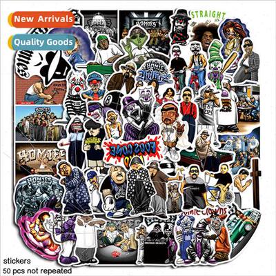 50 American  brotherhood neighborhood cool stickers trolley