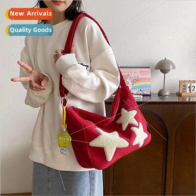 New Pentagram cute Yankee shoulder Tote bag 2023 Donnier cas