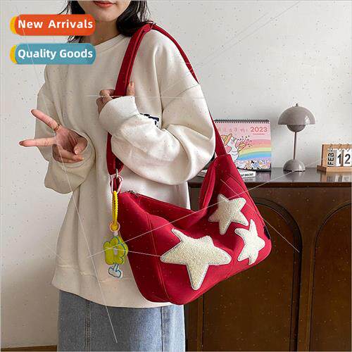 New Pentagram cute Yankee shoulder Tote bag 2023 Donnier cas