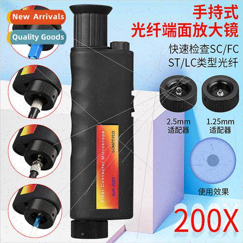 200X Handheld Fiber Optic Magnifier Fiber Optic Microscope F