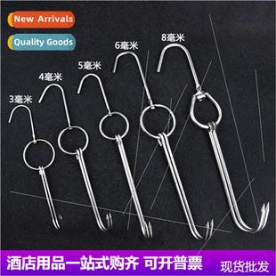 Steel Stainless Hook Lamb BBQ Roast Leg Duck