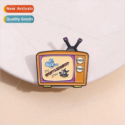 Mice and wolves TV cartoon film and   metal badge clothing a