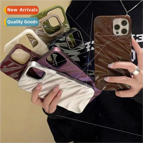 Niche art wave pattern 适用 15pro max new iPhone 14 case App