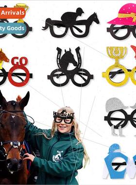 Kentucky Horse Racing Festival Dress Up Props Horseback Raci