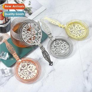 Watch Steel Wheel Ice MixerFi 304 StrainerCocktail Stainless