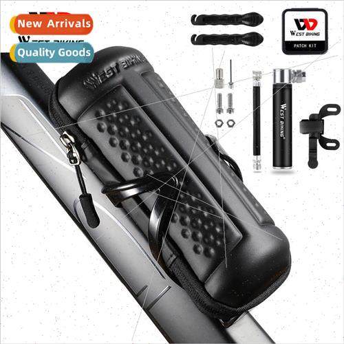 Bicycle tool kit pump pry bar tire patch EVA hard shell bag