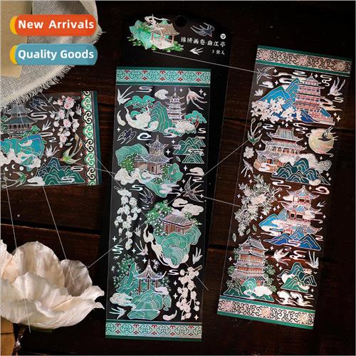 PET three-dimensional strip tape embroidery scroll series of