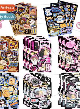 8 American sweet cool cute pet stickers DIY handbook small c