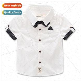 piece boys tie Summer set and with small shirt bow two