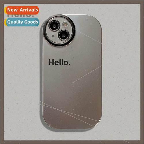 Minimalist personality plating English Hello 适用 Apple 15/1