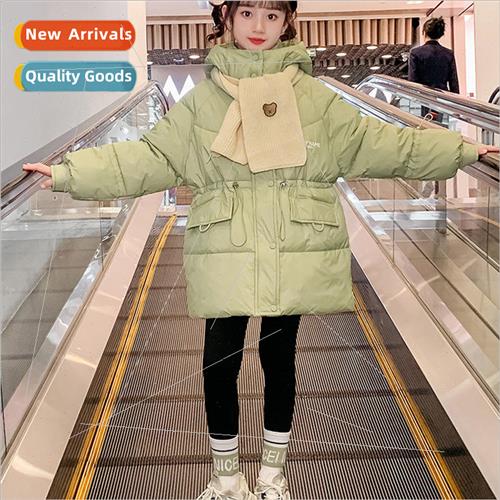Girls down jacket 2023 new 适用eign- winter children thicken