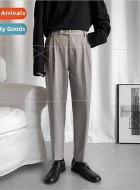 Hong Kong  bf draping casual suit pants mens fall and winter
