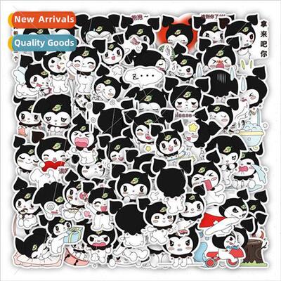 60 cute cartoon spades handbook stickers stationery box moto
