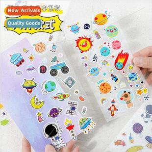 series creative DIY Cute paper universe fun stars stickers