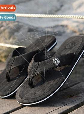 Summer flip-flops mens -slip casual beach thick bottom mens
