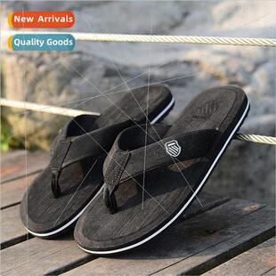 Summer flip-flops mens -slip casual beach thick bottom mens