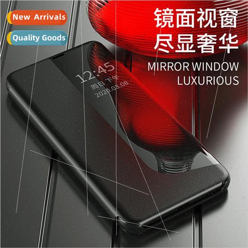 适用 Huawei P60pro flip cover leather case honor 9 side disp
