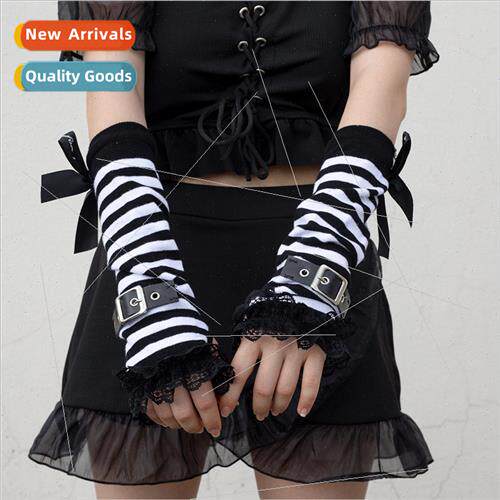 Winter gloves sleeve set subculture dark Japanese sunscreen