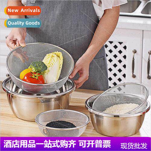 304 201 stainless steel dishwashing basket kitchen draining