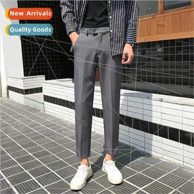 Spring and Autumn pants men fell sense of small suit pants s