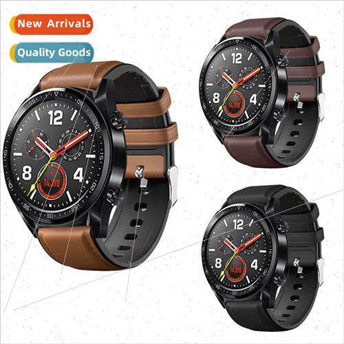 适用 Huawei watch gt2 strap silicone TPU paste leather Watch