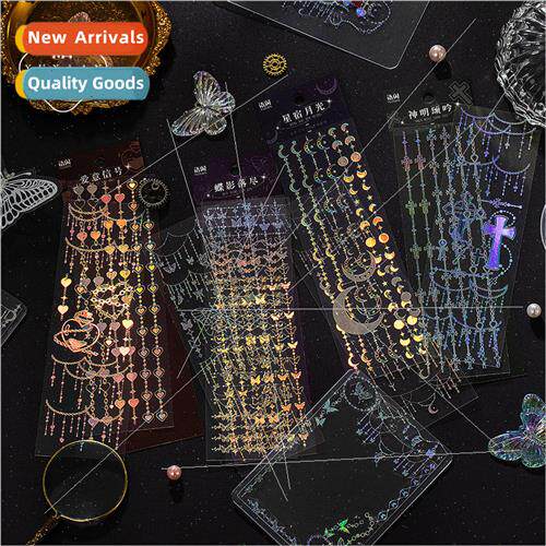 Guca stickers ght Years Away Series ins laser DIY Guca Plate