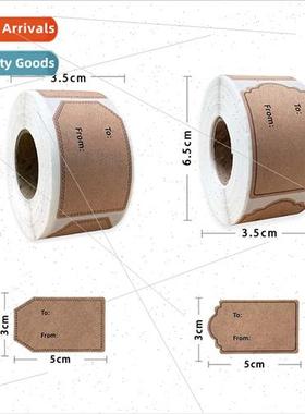 Blank writable diy baking cake gift gift envelope seal stick