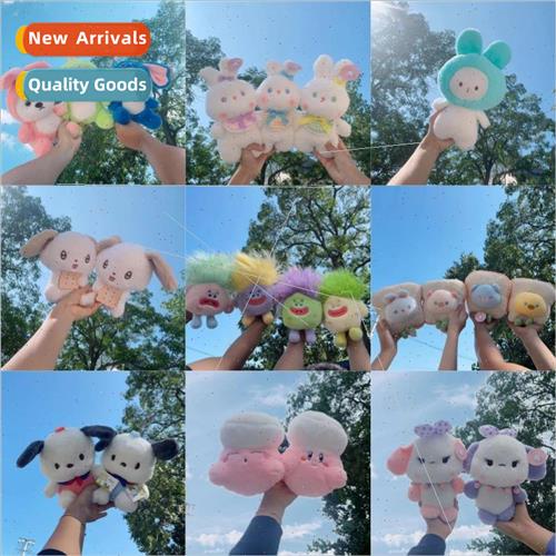Eight-inch grab doll doll flow  plush toys creative wedding
