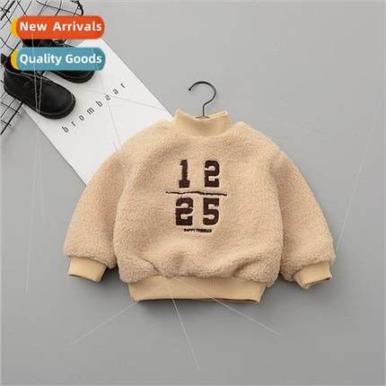 Childrens new fall and winter boys and girls round neck pull