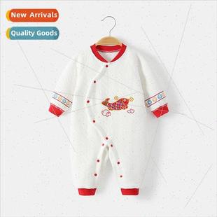 winter and cotton jumpsuit thicken Baby spring fall