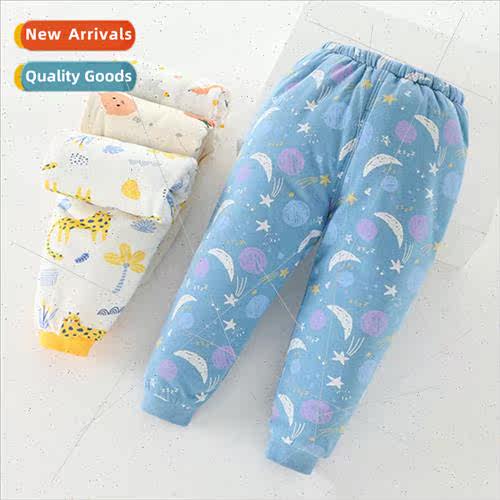 Cotton pants girls winter baby bottoming pants fall and wint