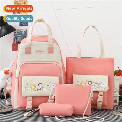 Schoolbag Multi Set 2022 New Womens Bags Elementary School S