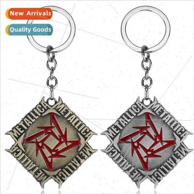 Metallica Alphabet  Keychain Pendant Fan Memorial Jewelry