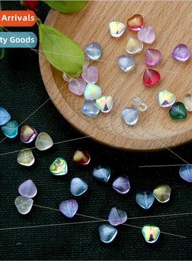 10 straight hole heart-shaped ancient  imitation glaze acces