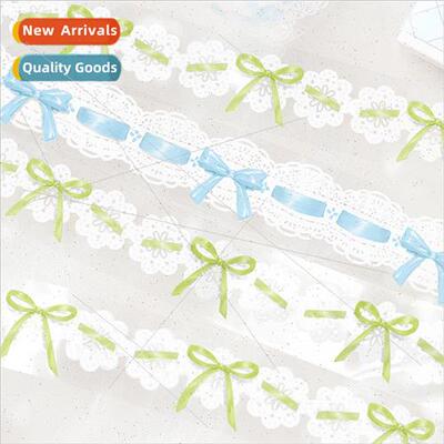 PET tape satin ballet series small fresh bow handbook border