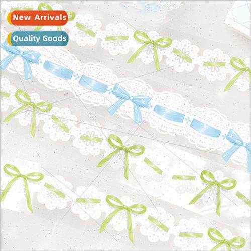 PET tape satin ballet series small fresh bow handbook border