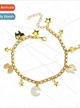 Minute Maid Warrior Guardian Star Bracelet Cute Cat Moon Bow