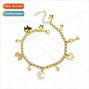 Minute Maid Warrior Guardian Star Bracelet Cute Cat Moon Bow