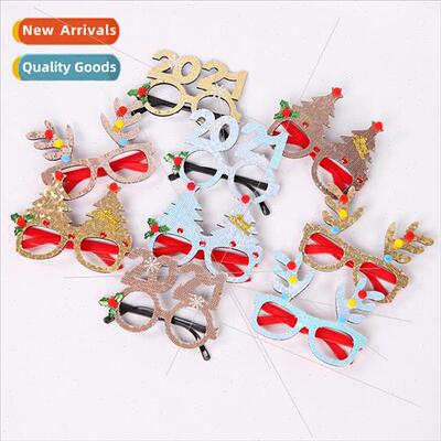 New Christmas decoration glasses frame adult children creati