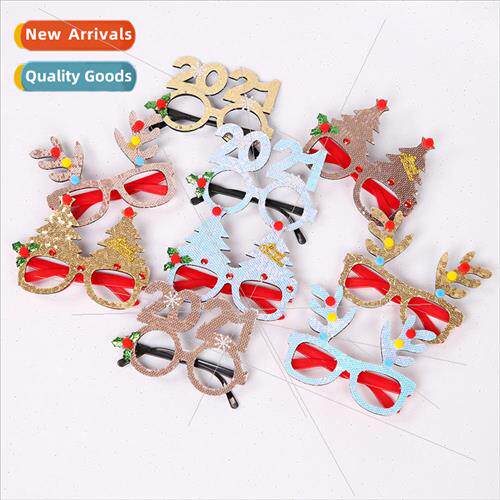 New Christmas decoration glasses frame adult children creati