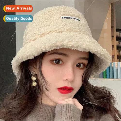 New winter hat female Korean fashion embroidery basin hat th
