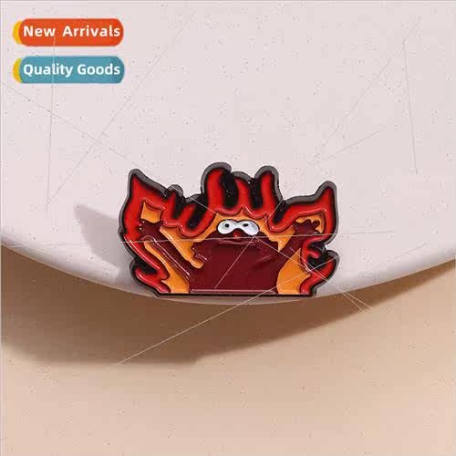 Cartoon brooch film and  around the frog character Sesame Mo