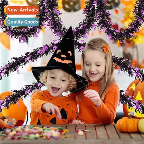Halloween Party Supplies Pumpkin Stripes Decoration Hangings