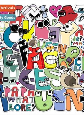 50 Alphabet Lore Alphabet Legend Graffiti Stickers Decoratio