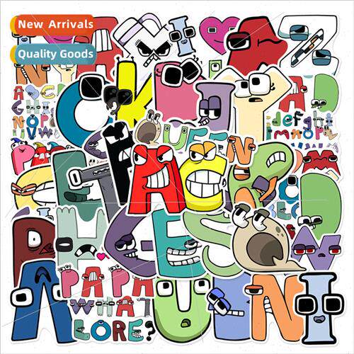 50 Alphabet Lore Alphabet Legend Graffiti Stickers Decoratio