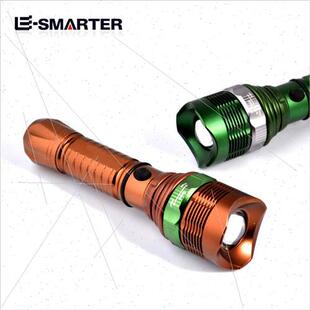 Q5-XPE Greenba mechanical zoom bright flashlight rechargeabl
