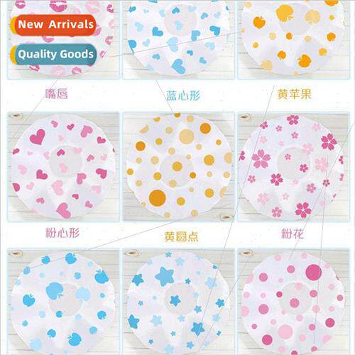 Adult waterproof shower cap shower waterproof head wrap cap