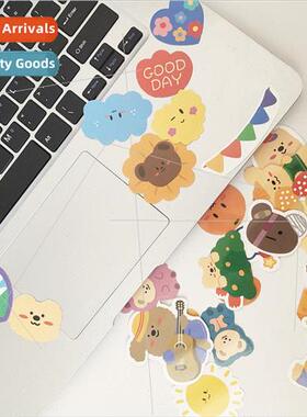 40/pack Korea sunflower picnic bear cute girl cartoon phone